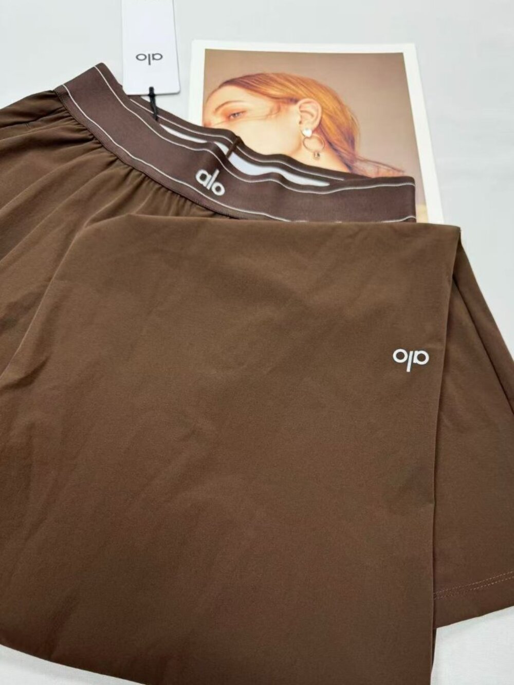 💐ALO Yoga Women's Espresso Wide-Leg Straight Suit Up Pants 😝 30” Inseam | New - Picture 5 of 8